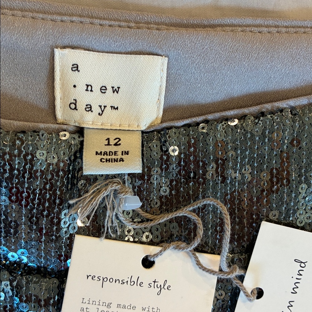 a new day Silver Sequin Pants - Picture 9 of 16
